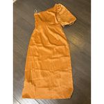 YASATHENA‎ SLIT DRESS in adobe orange from the brand Y.A.S. Satin Bow Wedding S Photo 3