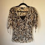 Frederick's of Hollywood Frederick’s of Hollywood blouse animal print attached camisole Women’s size XL Photo 0