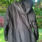 Madden Girl Black  Hooded Winter Coat L Photo 3