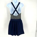 Jantzen Vintage 80s ‎ Women's Criss-Cross Back Swimshorts One Piece Blue Size 10 Photo 9