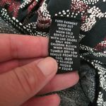 NY & Company Y2K Red & Black Floral Tie Photo 6