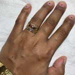 Beverly Hills Boutique Ring Set Of 4... Gold Photo 1