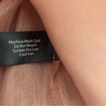 Boston Proper  Sheer Metallic Pink Shirt XS Photo 6