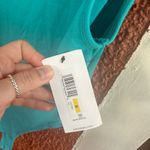 Calvin Klein  Jeans Monogram Logo Scoop Back Thong Tank Top Bodysuit Teal Medium Photo 4