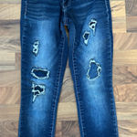 Maurice's  Dark Wash Ripped Skinny Jeans Photo 0