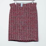 Ann Taylor  Red Black White Tweed Sweater Midi Skirt Womens‎ Size XLP NWT Photo 5