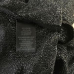 White House | Black Market Off The Shoulder Black Metallic Top Size Medium Photo 3