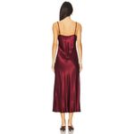 New Enza Costa Bias Cut Slip Dress Ruby Size 2 Medium Red Photo 5