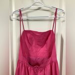 AQUA  Vibrant Pink High Low Dress Photo 4