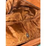 Fossil Long Live Vintage Camel Brown Leather Carryall Crossbody Handbag Satchel Photo 15