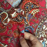 ZARA  paisley print satin shirt dress size XS Photo 9