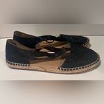 Reaction Kenneth Cole  ‘Luna’ Black Glitter Espadrilles Sandals Shoes Size 9‎ Photo 4