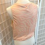 Fabletics Peachy Pink Zebra Print Sleeveless Top Photo 2