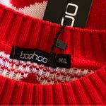 Boohoo NWT Oversized Star Knitted Thick Sweater M/L Photo 7