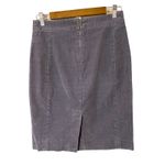 J.Crew Womens Skirt Gray Corduroy Sz 2 Photo 3