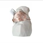 Slip adjustable silk mask for mouth or eyes Pink Photo 1