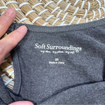 Soft Surroundings  Toujours Stretch Knit Jumpsuit Romper Jersey in Grey Size 3X Photo 11