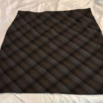 Amanda & Chelsea  Black and Brown Plaid Pencil Skirt Photo 0