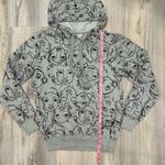 Maya Angelou Gray Black Artwork Pullover Hoodie Sweatshirt Cotton Blend Size XS Photo 1