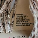 JustFab Winnifred reptile fringe sandals size 6½ Photo 9