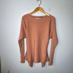 Vince  Wool Cashmere Open Tie Back Ribbed Bateau Sweater Size Small‎ Soft Classic Photo 2