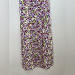 O.P.T. Purple Floral Go On A Date Puff Sleeve Midi Dress size XS $145 Photo 5