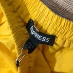 EXPRESS  yellow/gold off the shoulder romper Photo 3