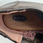 Dr. Scholls (9) Expresso Brown Faux Leather Stacked Wedge Heel Ankle Boots Photo 9