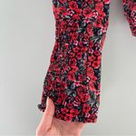 ZARA  Floral Puff Sleeve Sweetheart Crop Top Small Photo 1