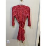 Diane Von Furstenberg  New Irina Wrap Dress Floret Poinsettia Size Medium DVF Photo 4