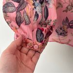 Torrid Chiffon Floral Blouse in Pink and Red Romantic Fall Modest Photo 5