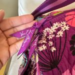 Vera Bradley Large DUFFLE BAG Multi Floral Butterfly French Country Boho NWOT Photo 1