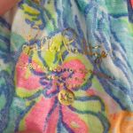 Lilly Pulitzer Lacy Tank Top Surf Gypsea Women XS Keyhole Back Tropical Floral Photo 4