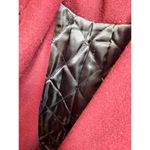 Calvin Klein Burgundy Wool Blend Peacoat Classic Button Front Winter Coat Size 4 Photo 6