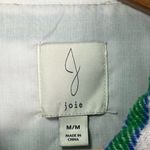 Joie  Plaid Flannel‎ Green and White Wool Blend Shacket Jacket Women's Medium Photo 8