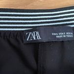 ZARA Slim Leg Black Jogger Waist Pants - Size S Photo 2