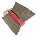 Crown & Ivy Montauk Weekend Clamper Bangle Bracelet  Goldtone with Pink Enamel Photo 4