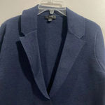 J.Crew Button & Pocket Cardigan | Medium Navy & Gold Photo 4