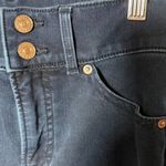 EXPRESS Mid Rise Skinny Jeans 2S Dark Wash Ripped Knees 4-Way Stretch Denim Photo 3