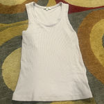 AGOLDE Los Angeles Poppy Tank Top Light Purple Ribbed Organic Cotton Size Medium Photo 0
