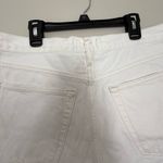 AGOLDE  White Frayed Hem Jean Shorts Photo 3