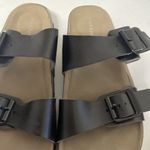 Madden Girl Womens Brando Casual Slide Sandals Size 6M Double Buckle Black Photo 2