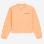 The Kooples  X SPORT FADED ORANGE SWEATSHIRT WITH PIERCING size 0 Photo 9