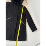 Vince Camuto  Chateau Parka With Faux Fur Hoodie Black Full Zip Gorpcore Size S Photo 4