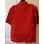 Sag Harbor  Red Top Women's  Size 14 Short Sleeves Casual Career T-shirt Photo 4