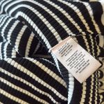 Nanette Lepore NWT  V Neck Striped Pearl Embroidery Striped Stretch Cardigan M Photo 9