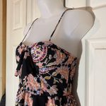 About A Girl  Black Floral Paisley Romper Bow 8 Photo 6