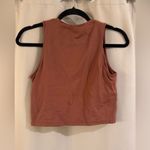 Source Unknown  Terracotta Sleeveless Crop Top Photo 1
