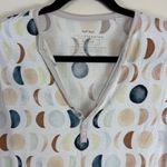 Little Sleepies Lunar Phase Sleep Henley in Neutral Tones Bamboo Stretch Size XS Tan Photo 2