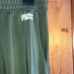 PINK - Victoria's Secret Pink Victoria’s Secret active wear olive green pants sweatpants size medium​​ Photo 3